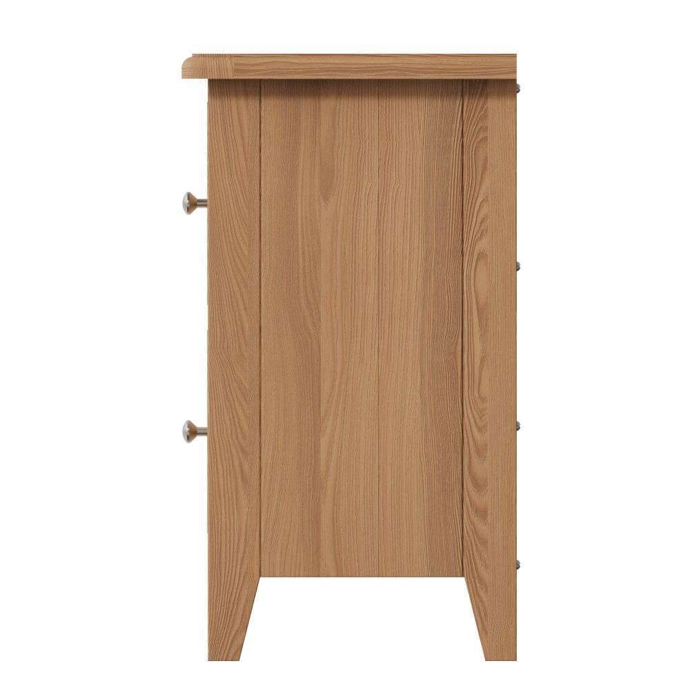 Essentials	GAO Bedroom	Small Bedside Cabinet Light oak