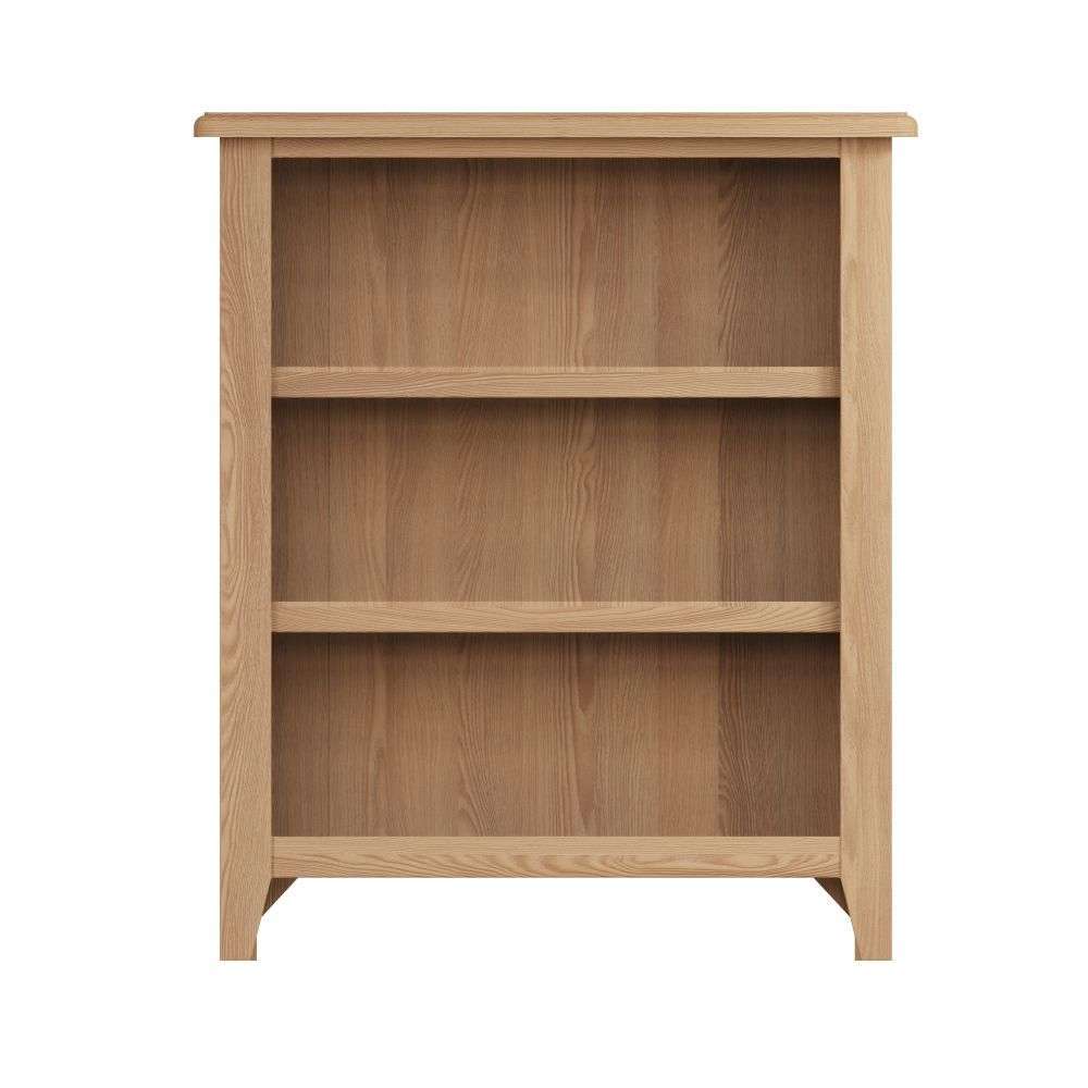 Essentials GAO Dining & Occasional Small Wide Bookcase Light oak