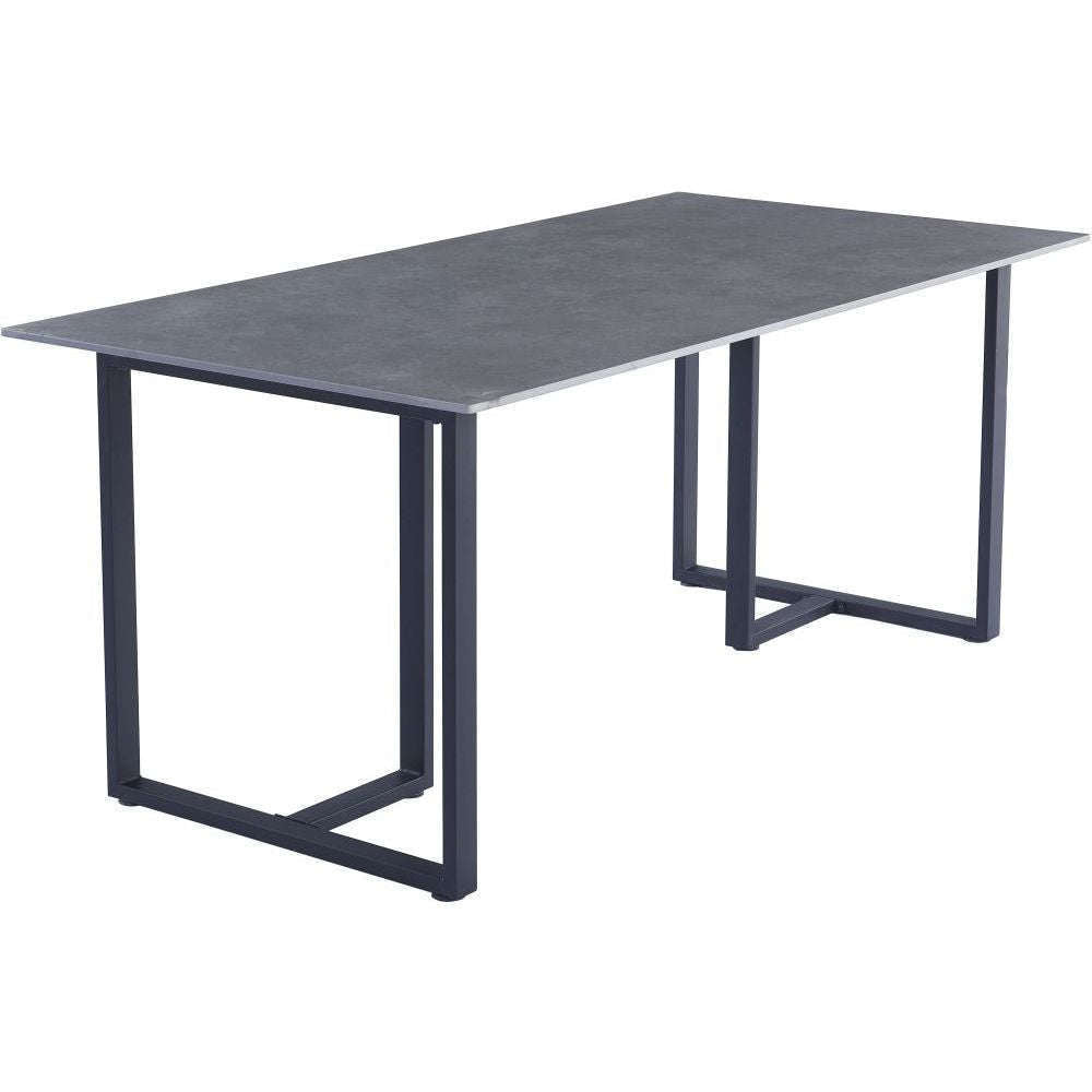 Essentials	Dining Tables 1.8m Sintered Stone Top Dining Table Grey