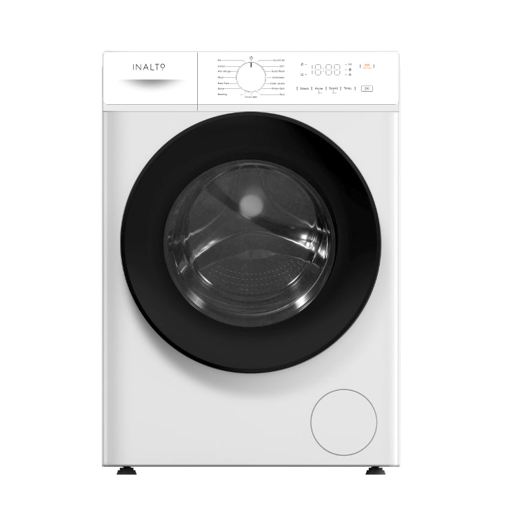 Inalto 8kg Freestanding Front-Load Washing Machine – INWM81400W | Energy-Efficient, Multi-Program, Quiet Performance