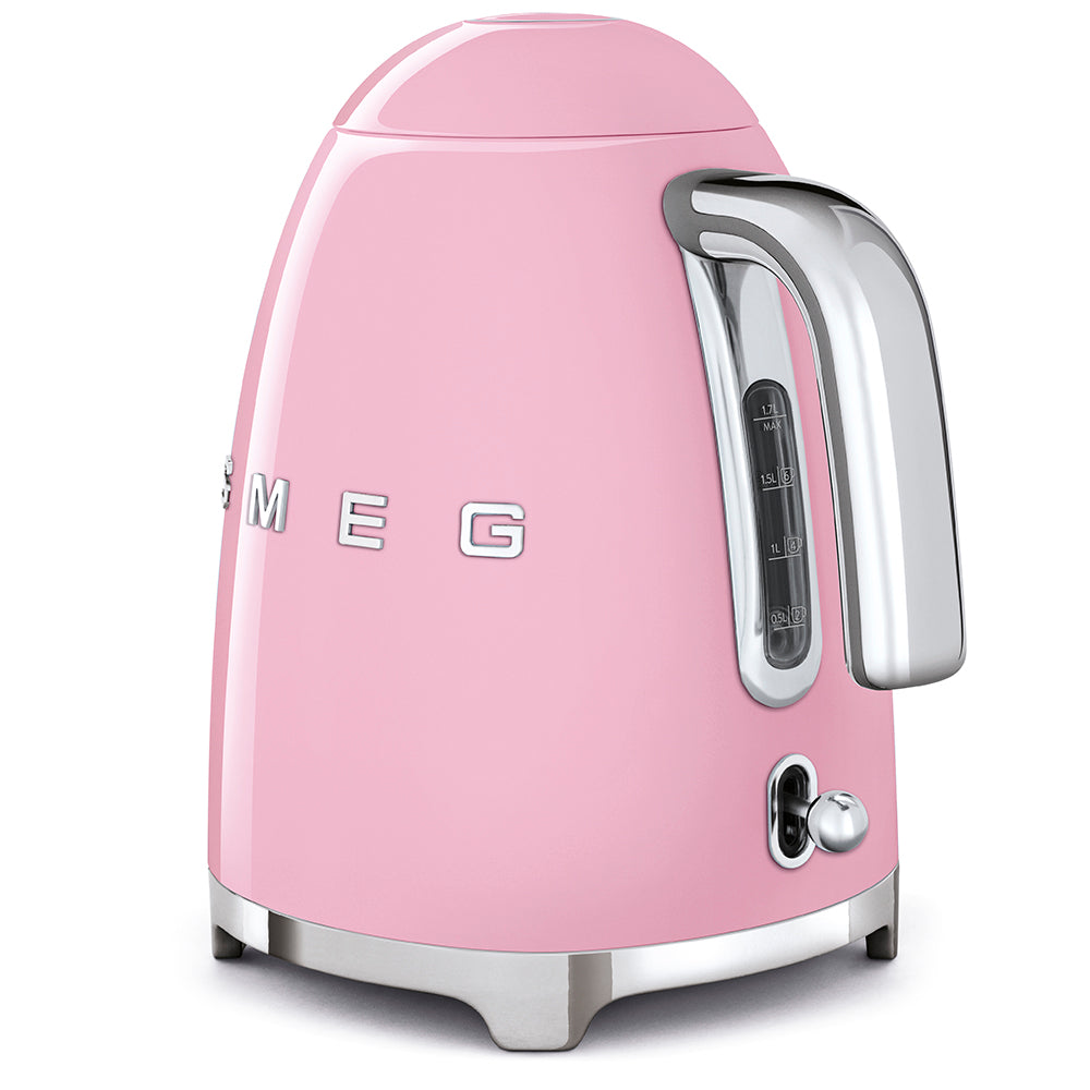 Smeg KLF03PKUK 50's Style Retro Kettle - Pink