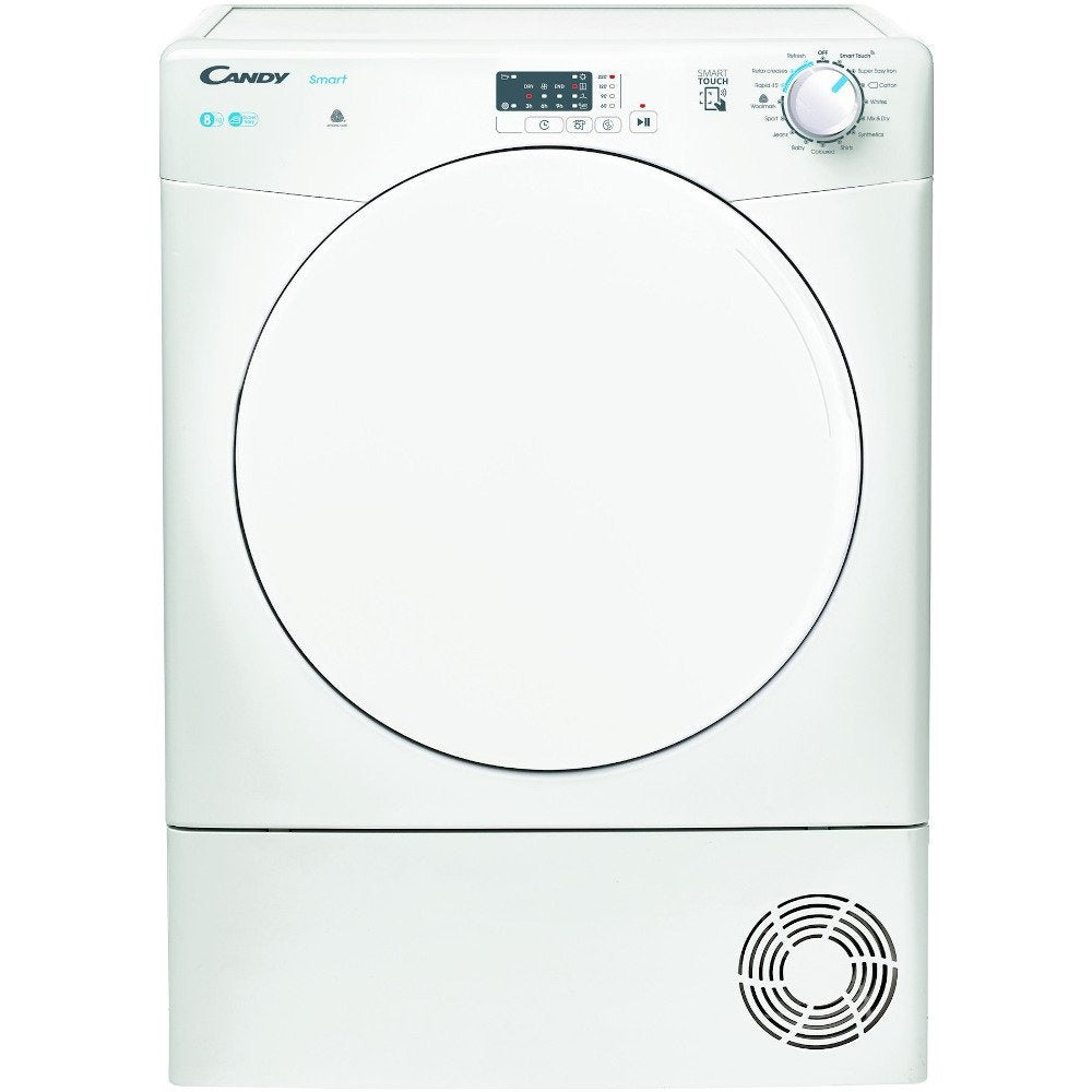 Candy Smart KSEC8LF NFC 8 Kg Condenser Tumble Dryer - White