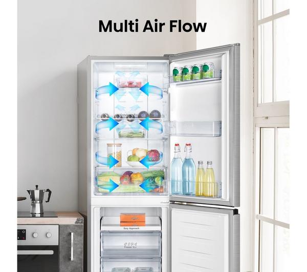 Hisense 50/50 Fridge Freezer RB327N4BCE – Stainless Steel