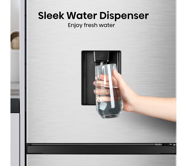 Hisense 60/40 Freestanding Fridge Freezer – RB390N4WCE, 300L, Frost Free, Stainless Steel