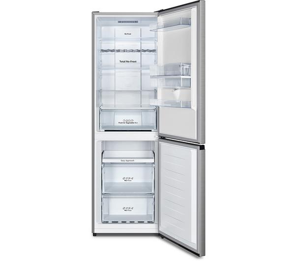 Hisense 60/40 Freestanding Fridge Freezer – RB390N4WCE, 300L, Frost Free, Stainless Steel