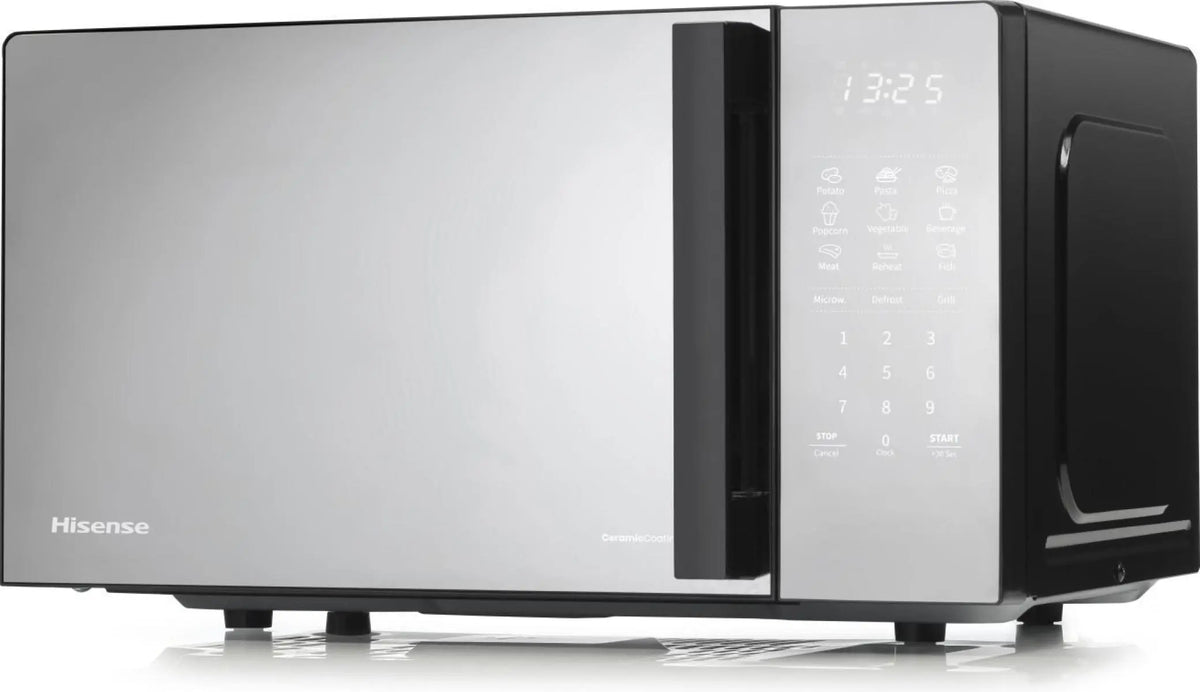 Hisense H20MOMBS4HGUK 20L 700W Microwave with Grill & Touch Control – Reflective Grey