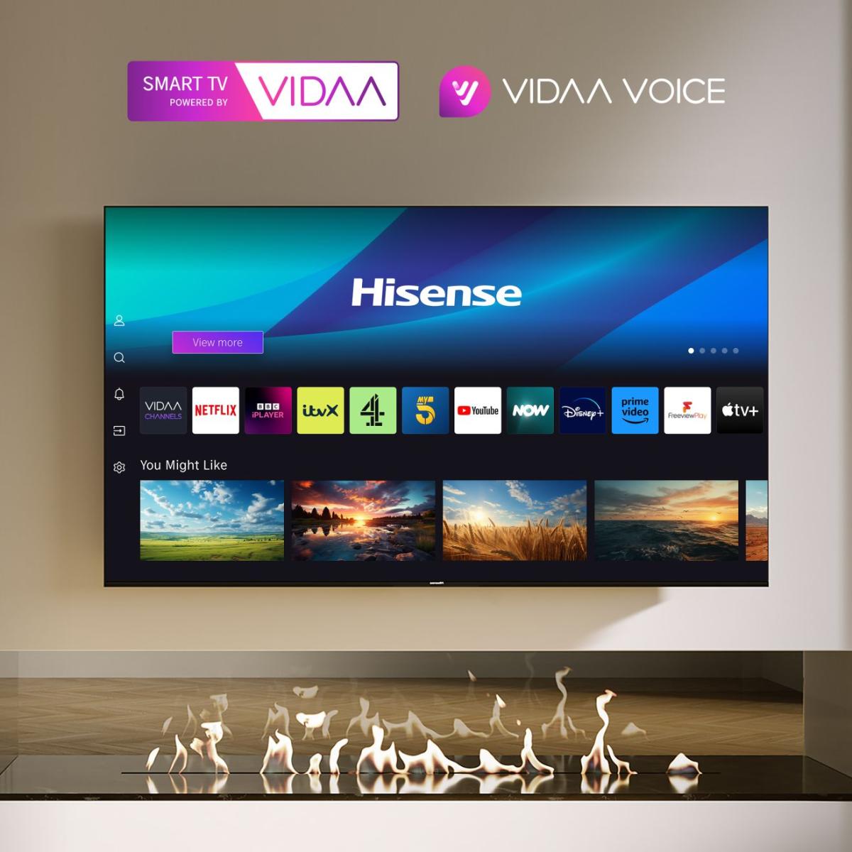 Hisense 55A61N 55″ 4K UHD Smart LED TV – Direct Full Array, Dolby Vision, Game Mode Plus, VIDAA OS