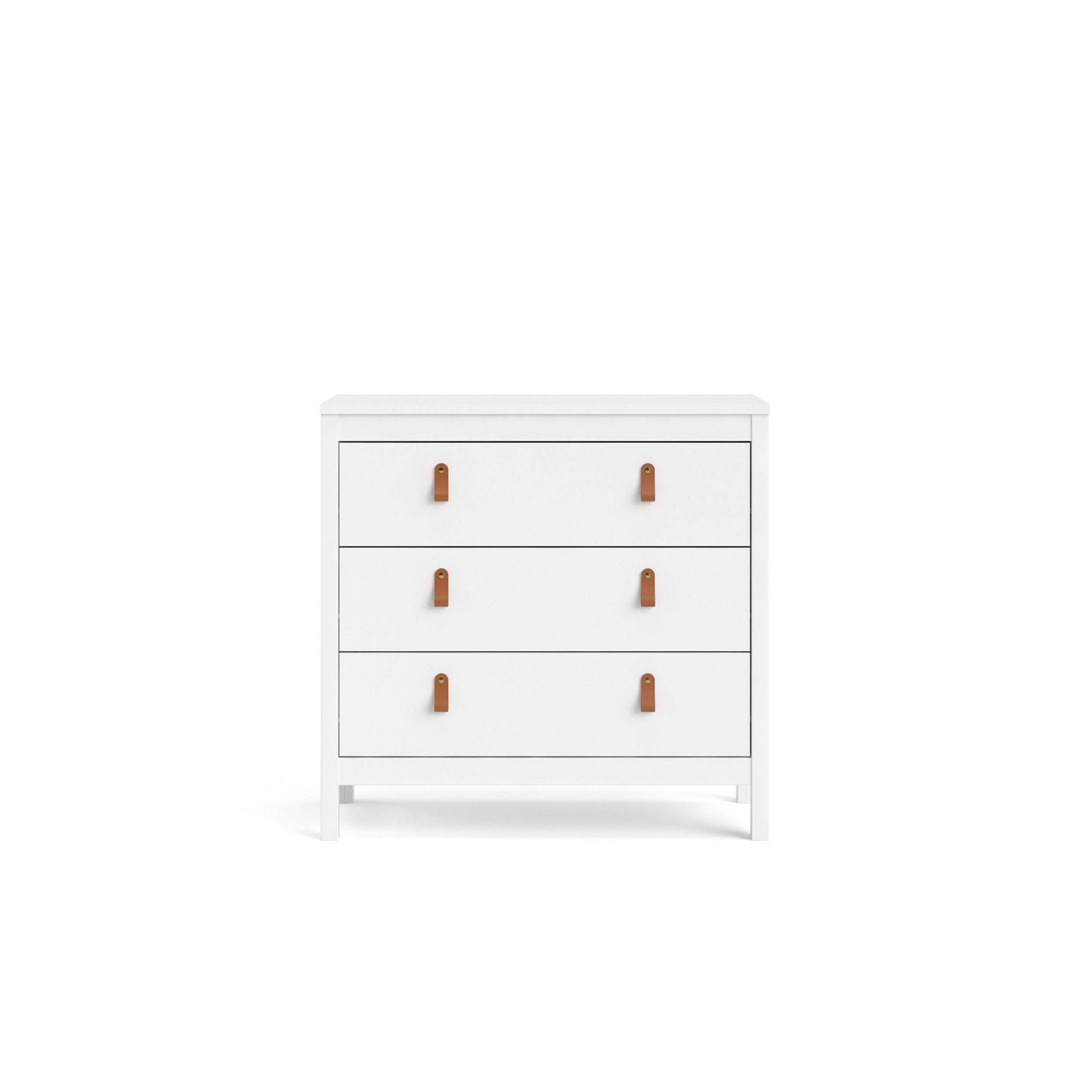 Madrid 3 Drawer Chest - White - 796624949