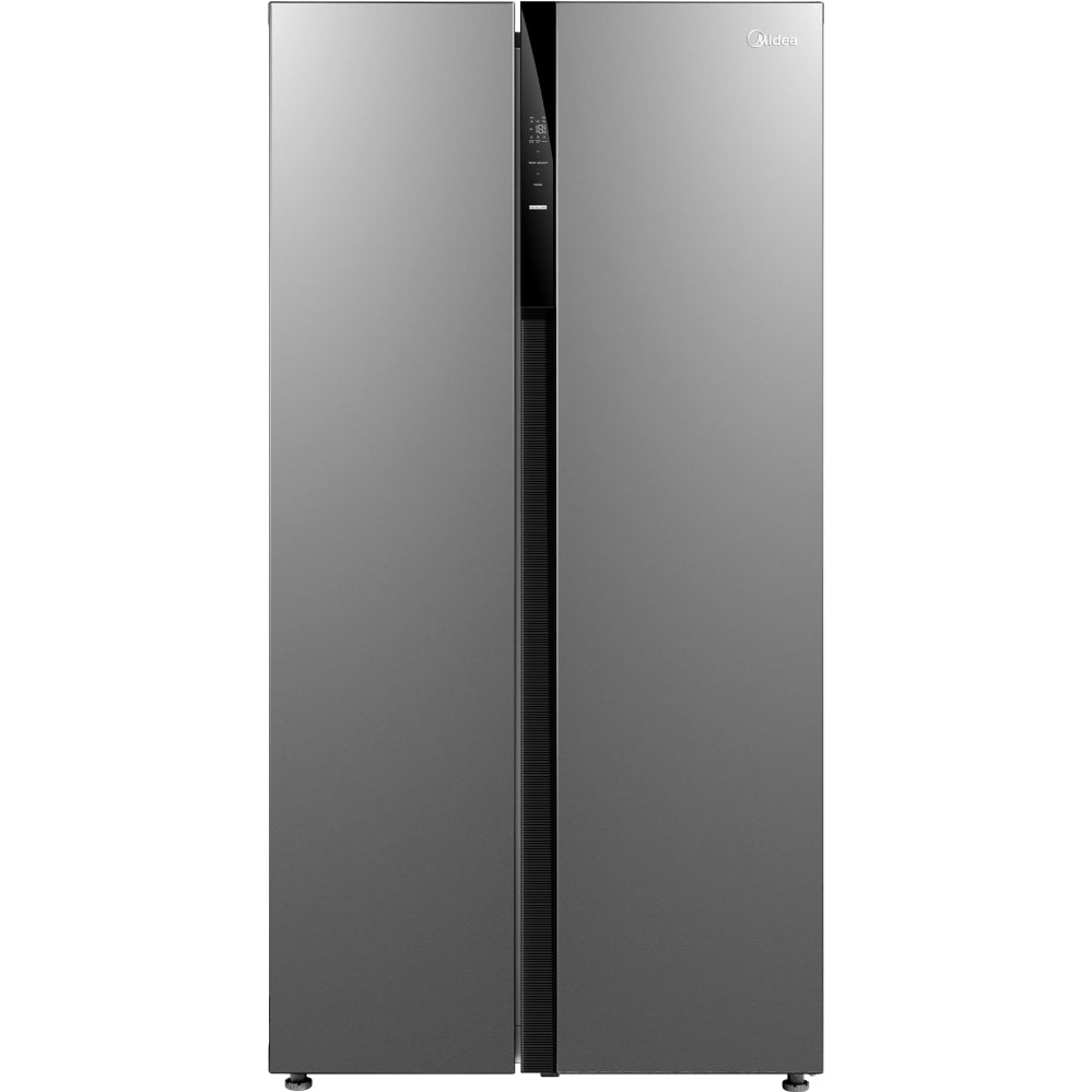 Midea MDRS710FGE02 548L Total No Frost American-Style Fridge Freezer – 347L Fridge / 201L Freezer – Stainless Steel – E Rated