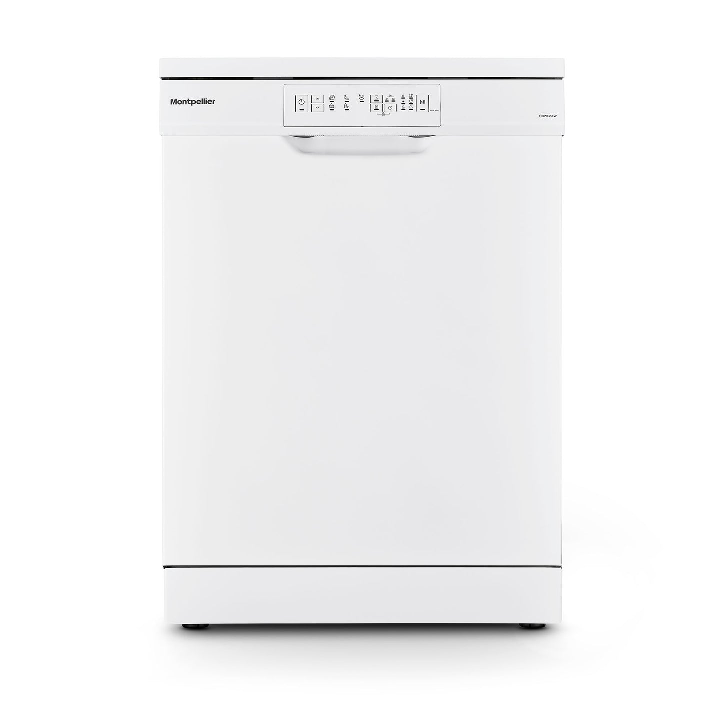 Montpellier MDW1354W 60cm Freestanding Dishwasher in White