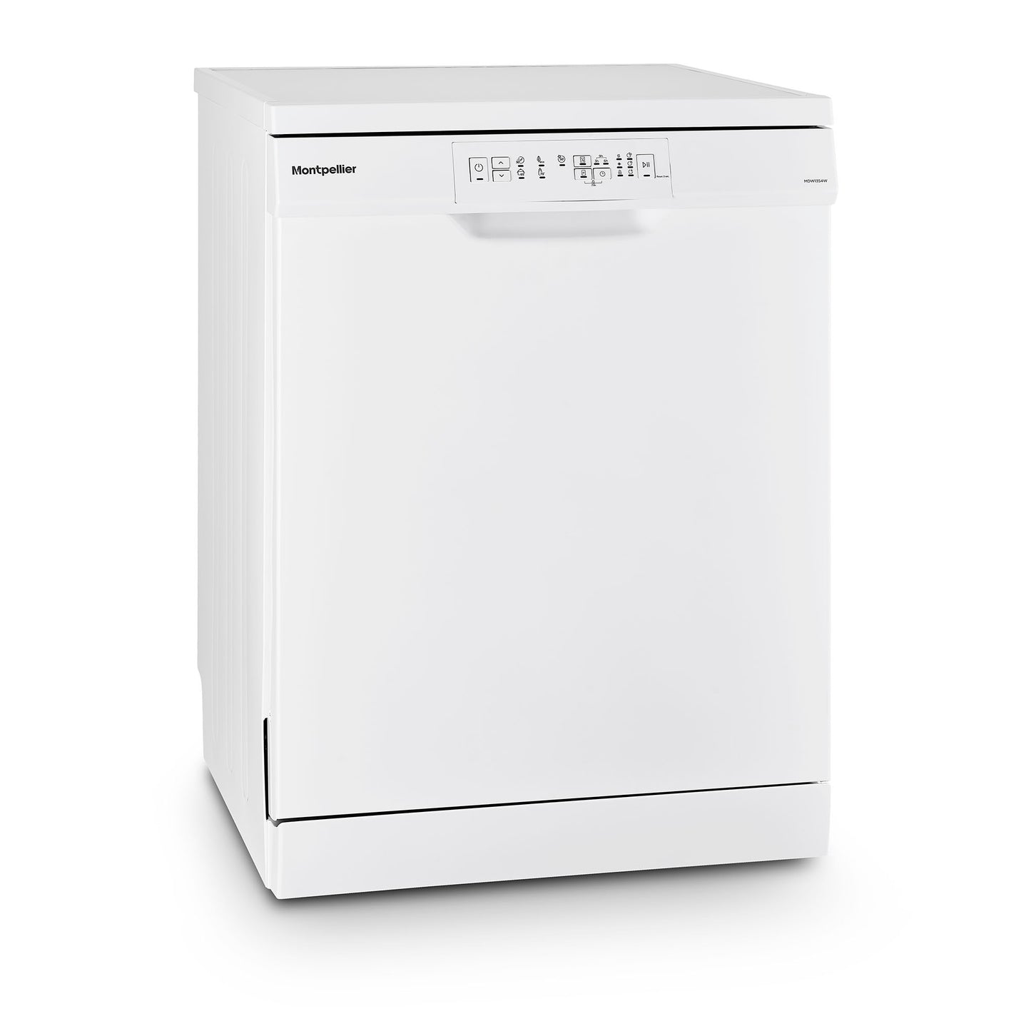 Montpellier MDW1354W 60cm Freestanding Dishwasher in White