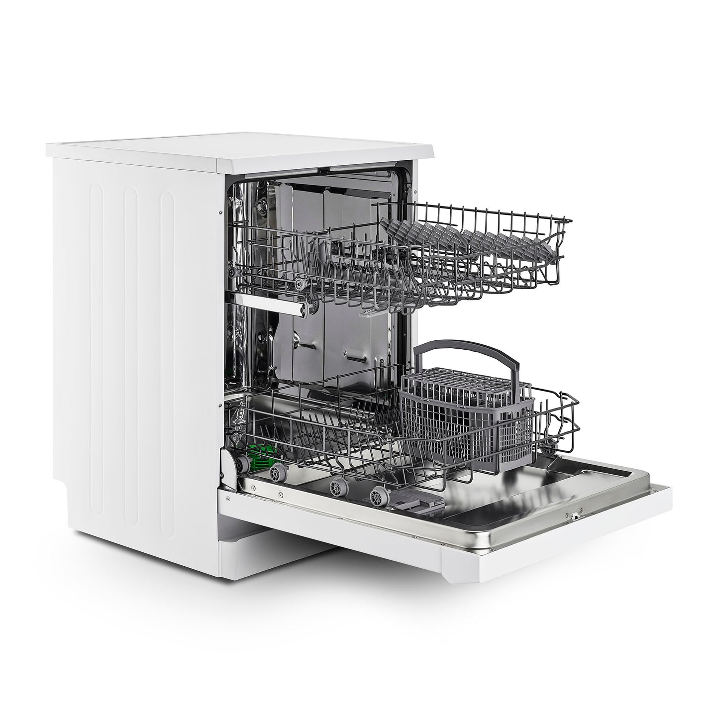 Montpellier MDW1354W 60cm Freestanding Dishwasher in White