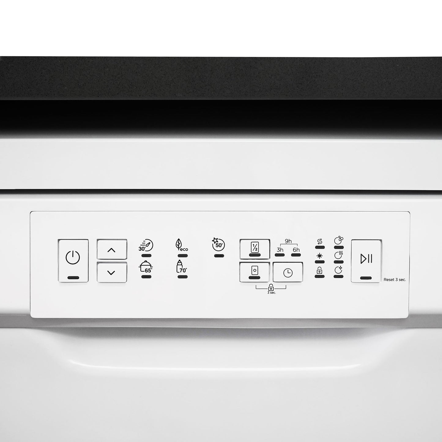 Montpellier MDW1354W 60cm Freestanding Dishwasher in White