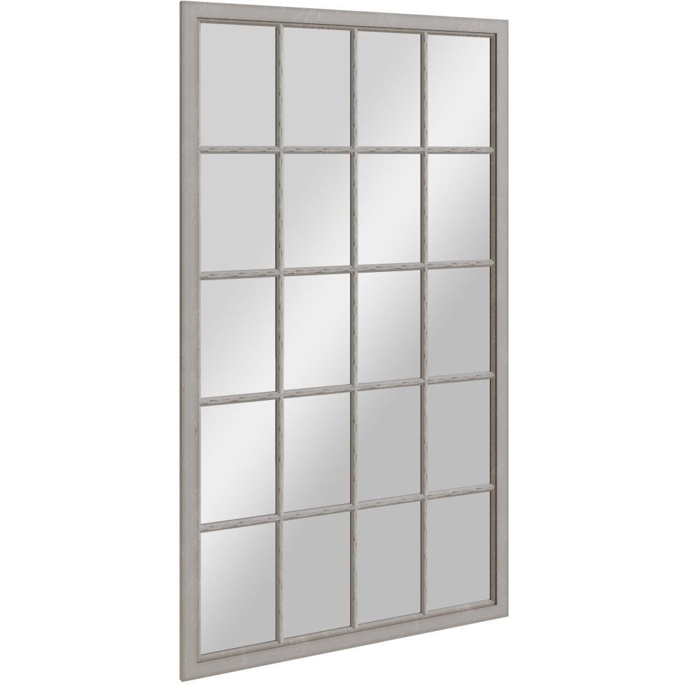 Essentials Mirror Collection Leaner Window Mirror Distressed Grey