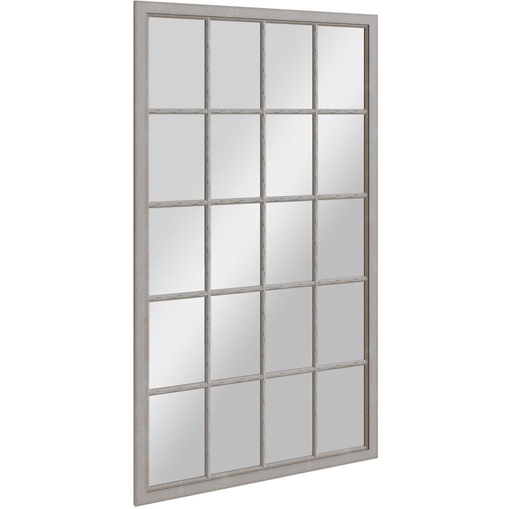 Essentials	Mirror Collection Leaner Window Mirror Distressed Grey