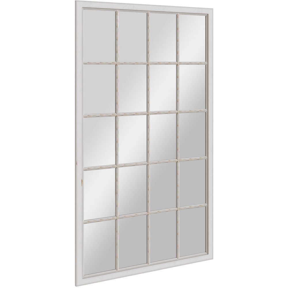 Essentials	Mirror Collection Leaner Window Mirror Distressed White