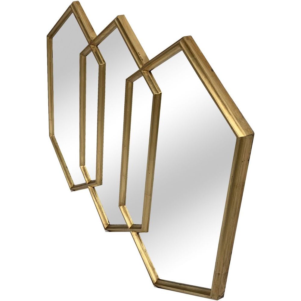 Essentials Mirror Collection Framed Mirror Gold