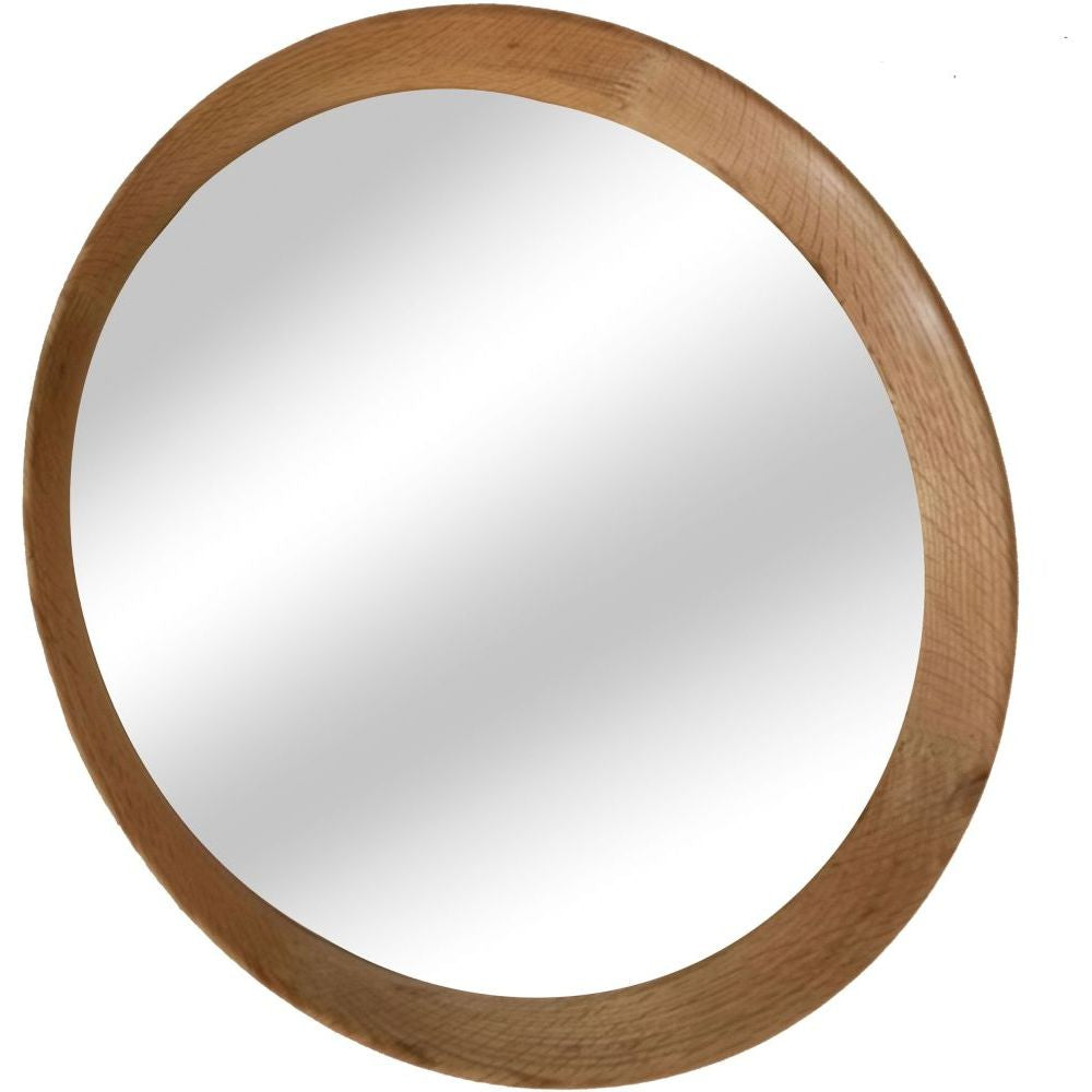 Essentials Mirror Collection Oak Framed Mirror