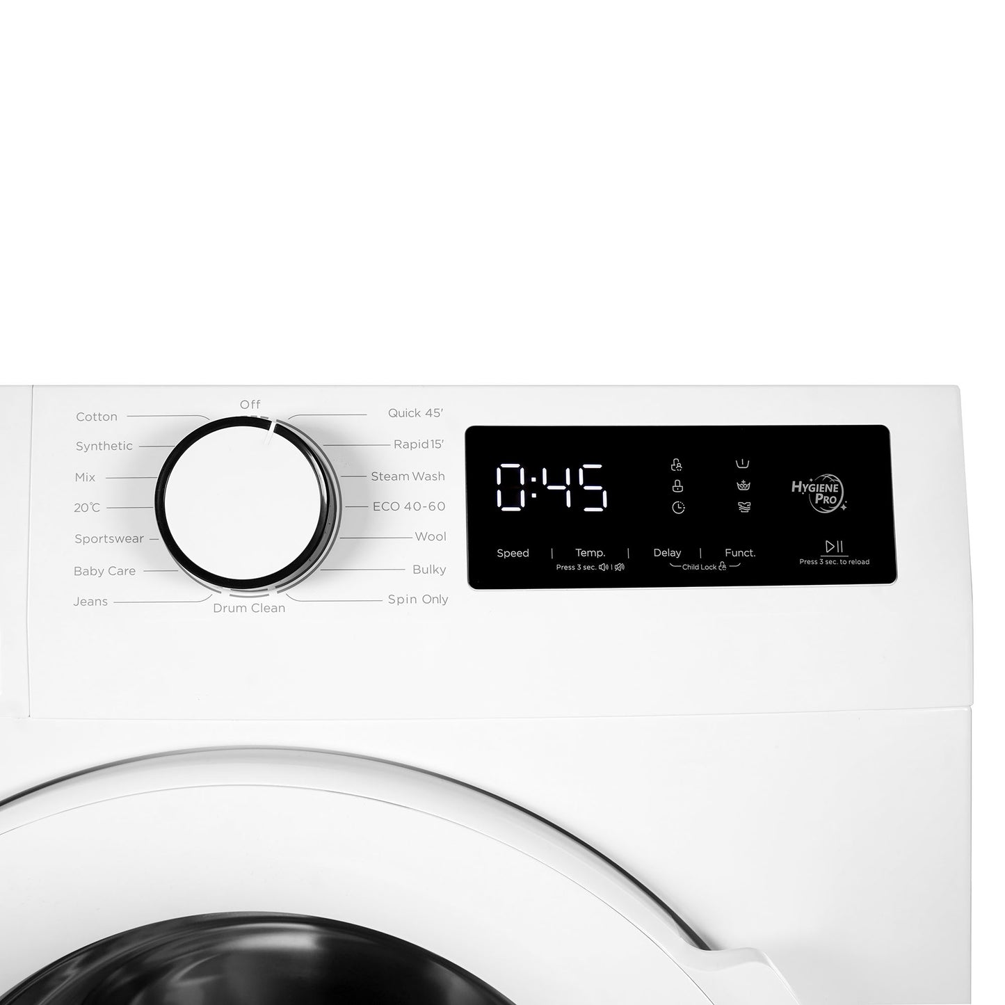 Montpellier MWM1214W 12kg Washing Machine in White