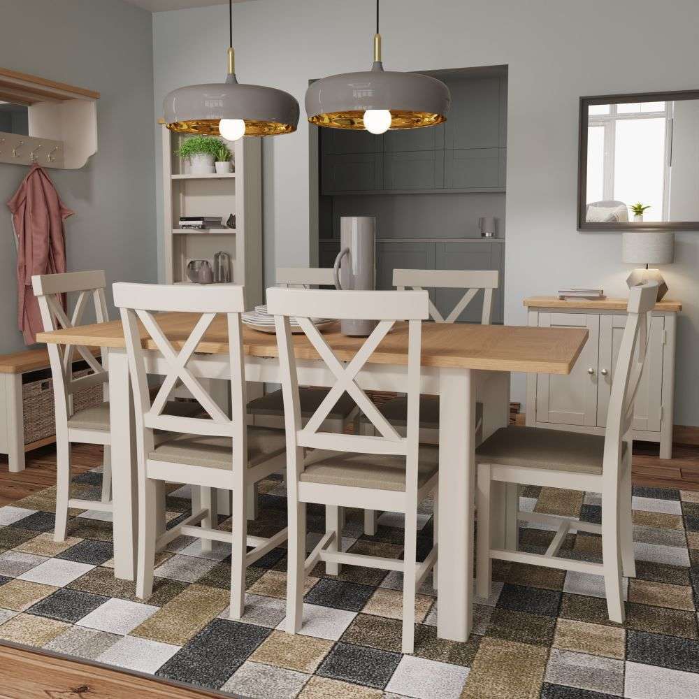 Essentials RA Dining 1.2M Extending Table Truffle