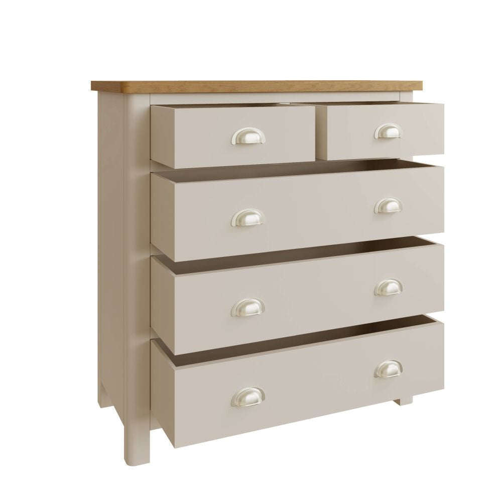Essentials RA Bedroom 2 Over 3 Chest Truffle