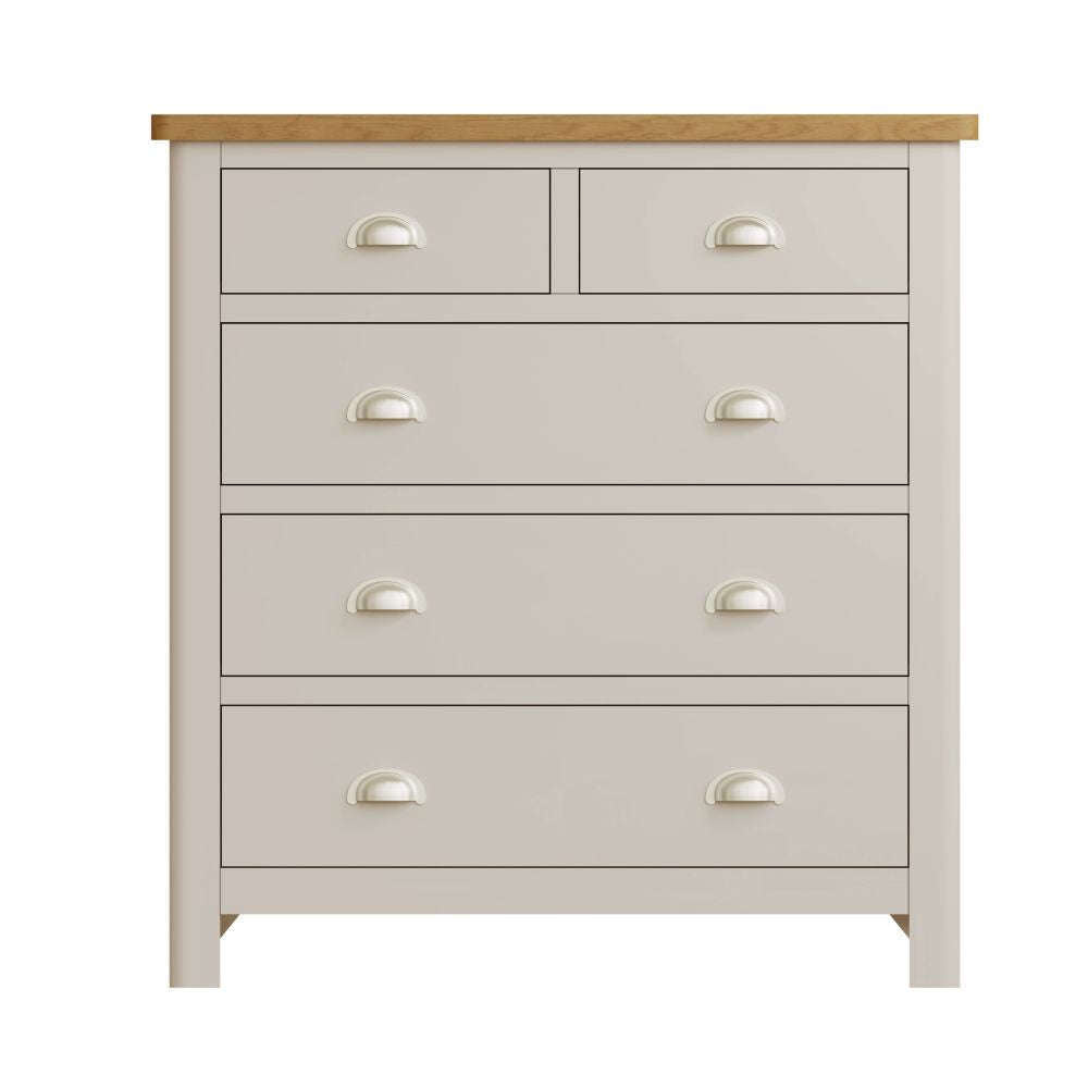 Essentials RA Bedroom 2 Over 3 Chest Truffle