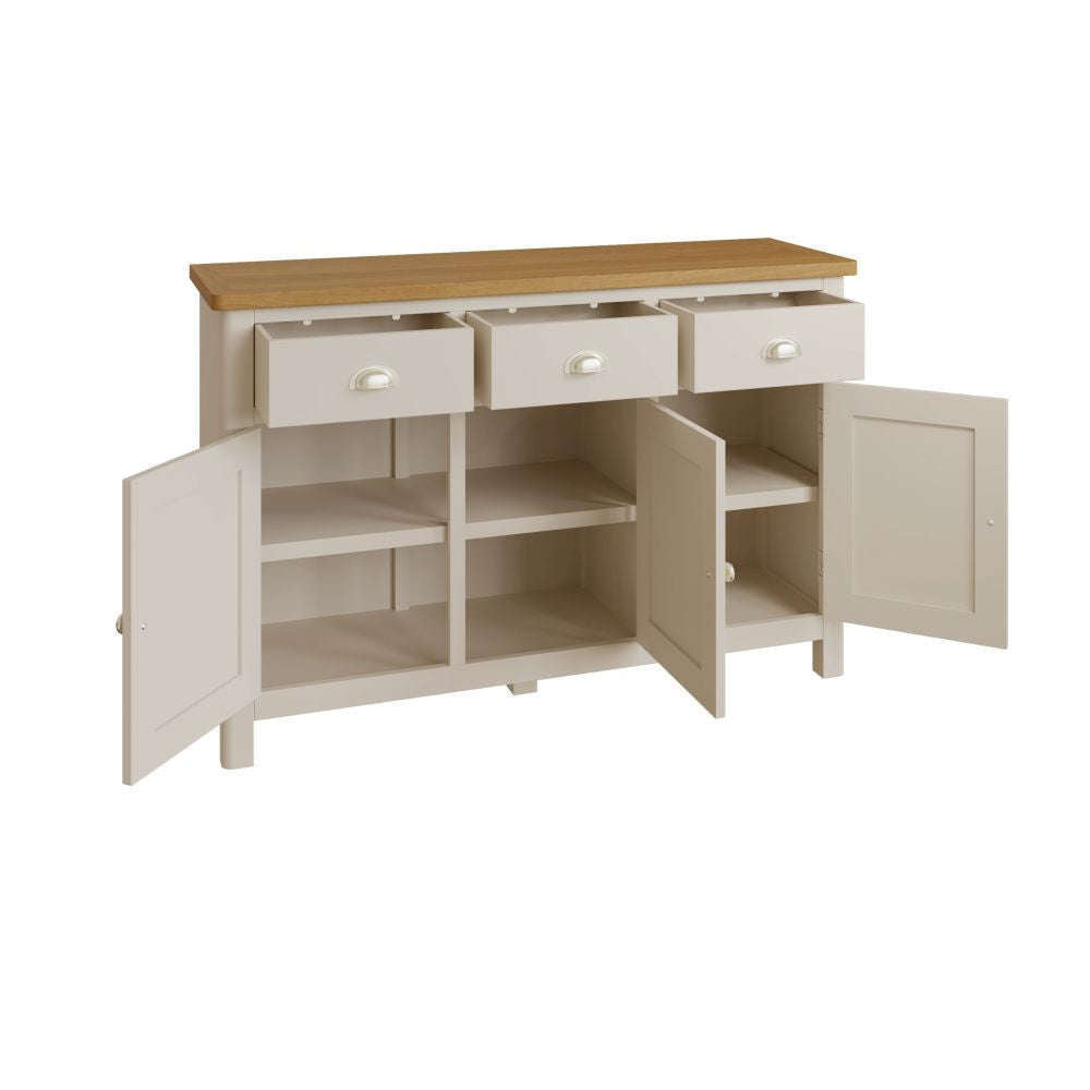 Essentials RA Dining 3 Door Sideboard Truffle
