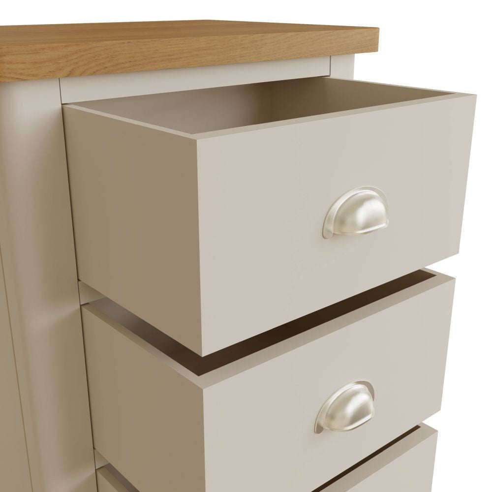 Essentials RA Bedroom 5 Drawer Narrow Chest Truffle