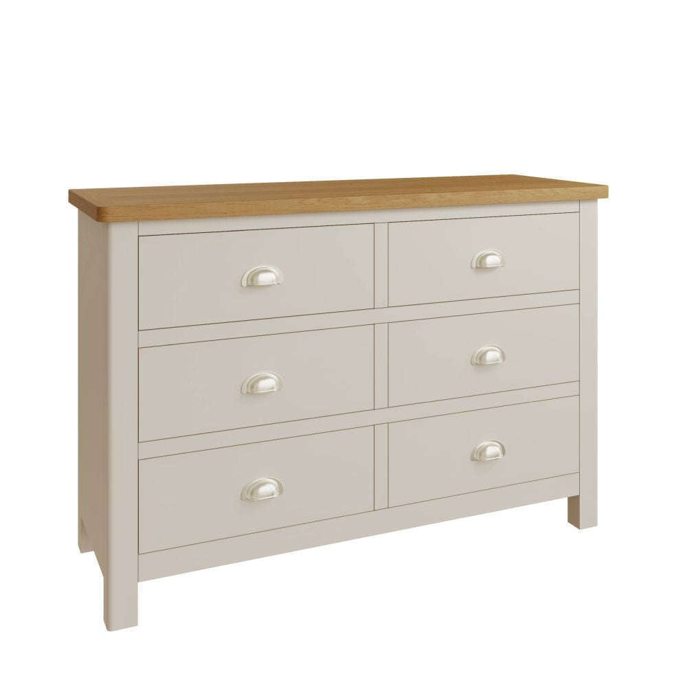 Essentials RA Bedroom 6 Drawer Chest Truffle