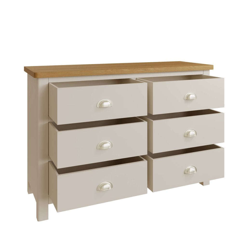 Essentials RA Bedroom 6 Drawer Chest Truffle