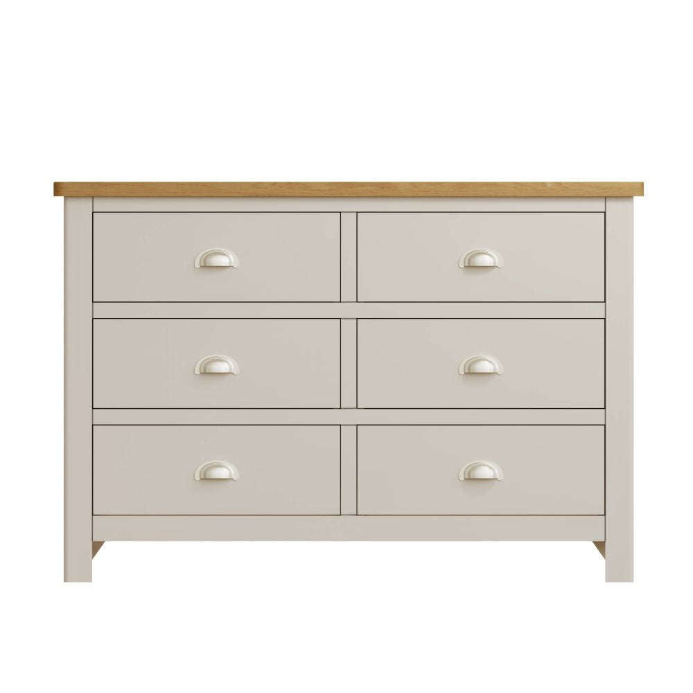 Essentials RA Bedroom 6 Drawer Chest Truffle