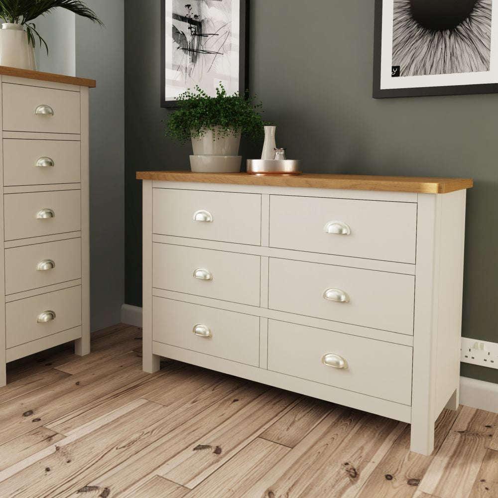 Essentials RA Bedroom 6 Drawer Chest Truffle