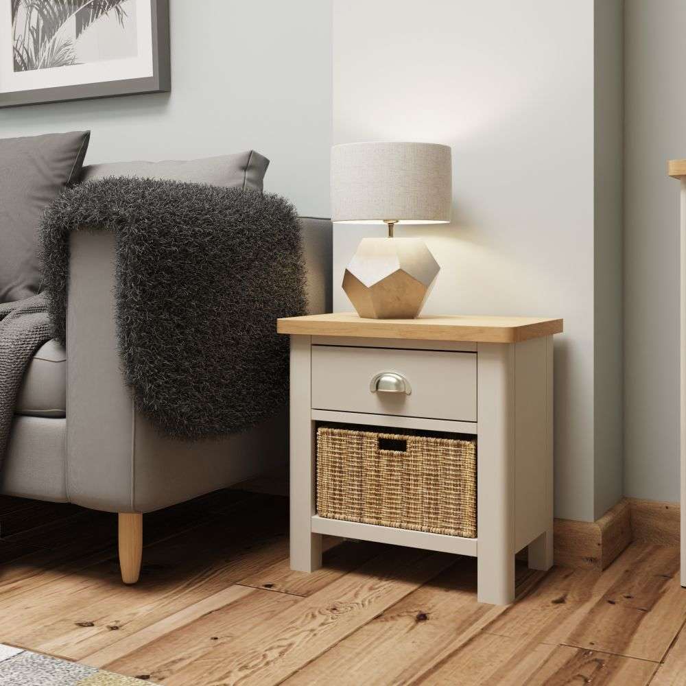 Essentials RA Dining 1 Drawer 1 Basket Unit Truffle
