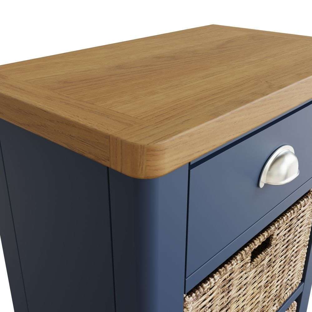 Essentials	RA Dining Blue 1 Drawer 2 Basket Unit