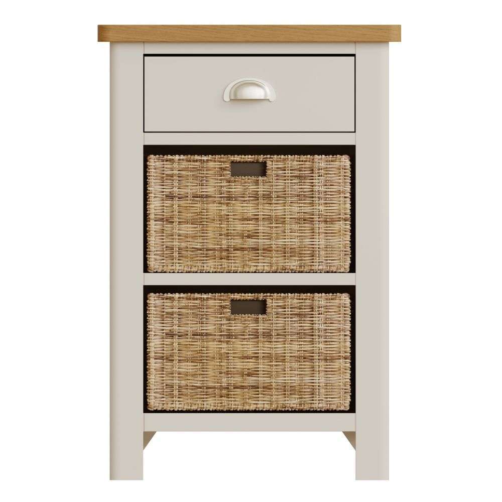 Essentials RA Dining 1 Drawer 2 Basket Unit Truffle