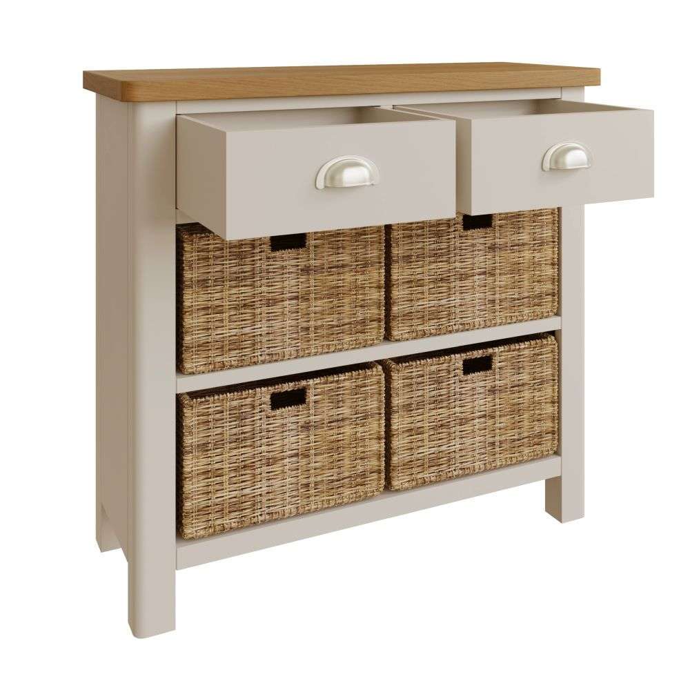 Essentials	RA Dining 2 Drawer 4 Basket Unit Truffle