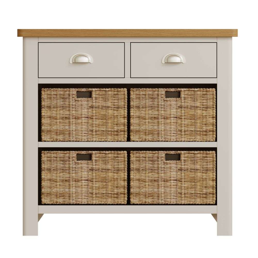 Essentials	RA Dining 2 Drawer 4 Basket Unit Truffle