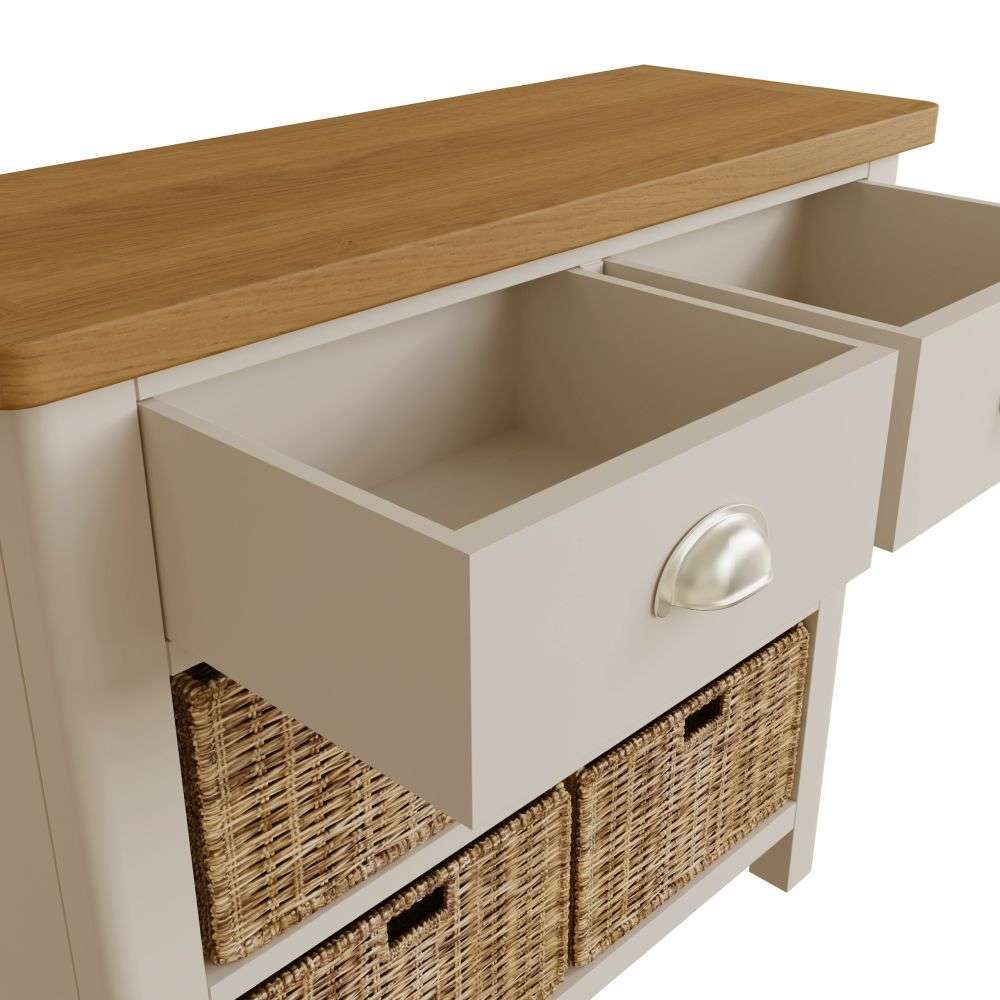 Essentials	RA Dining 2 Drawer 4 Basket Unit Truffle