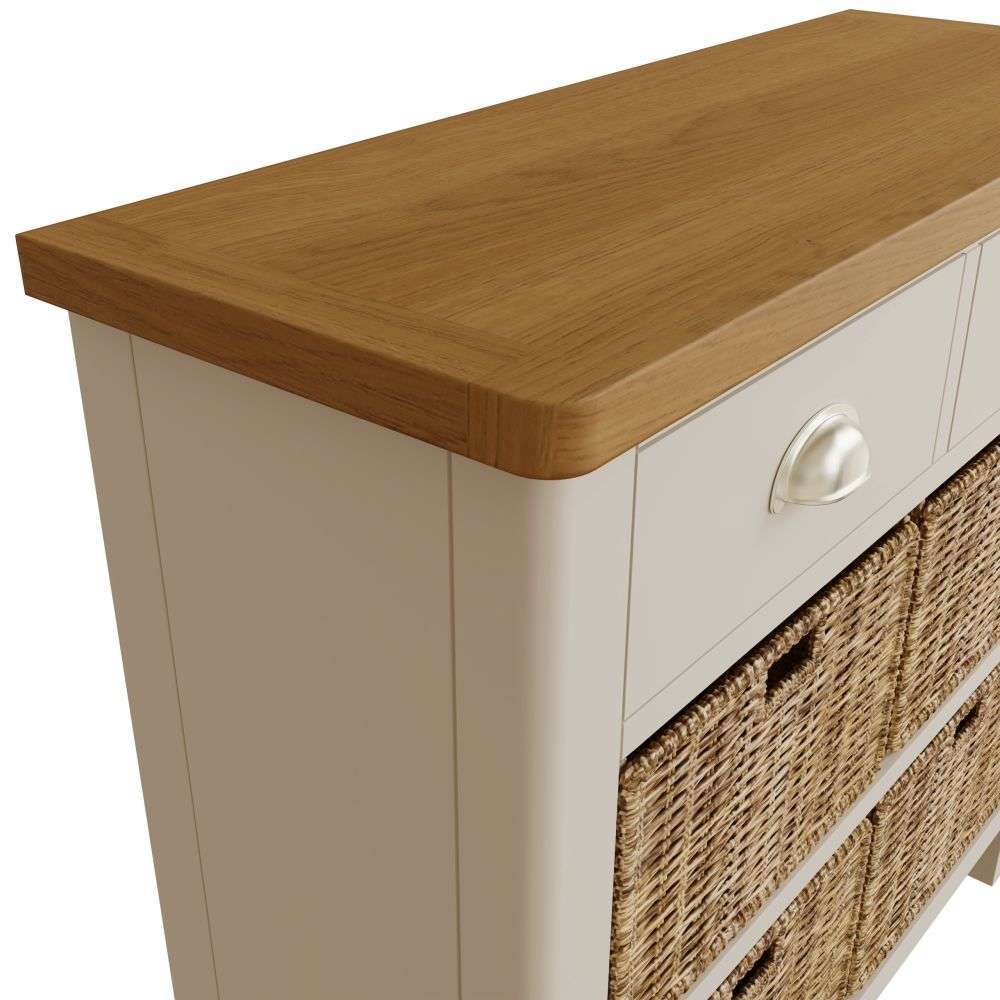 Essentials	RA Dining 2 Drawer 4 Basket Unit Truffle