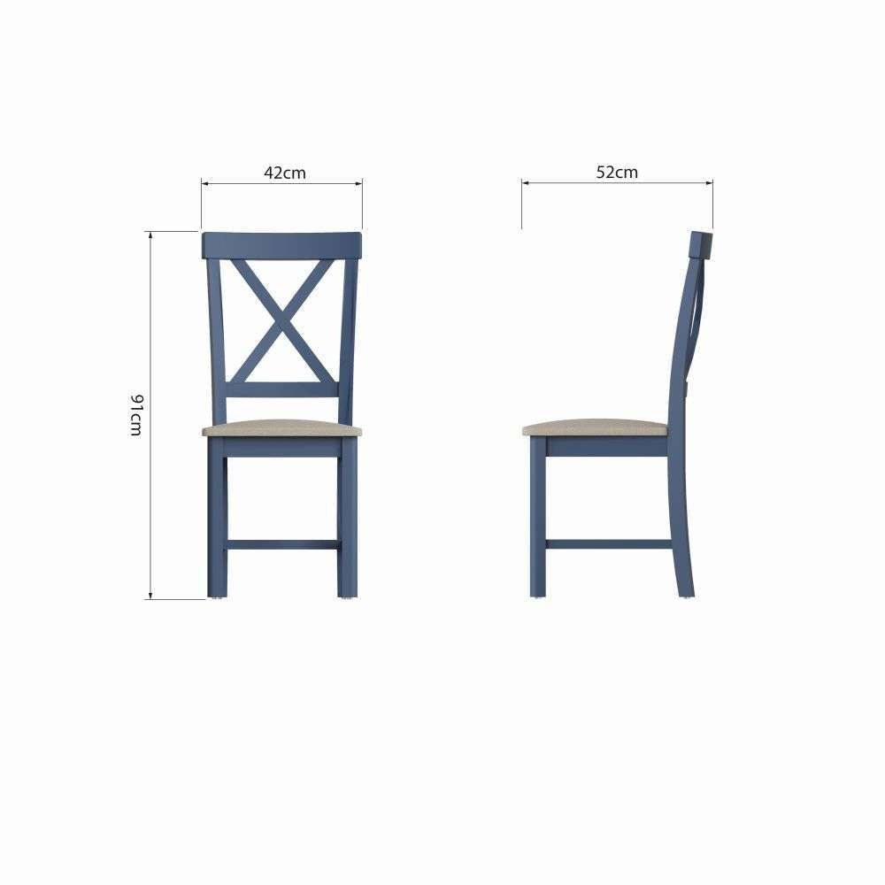 Essentials RA Dining Blue Chair