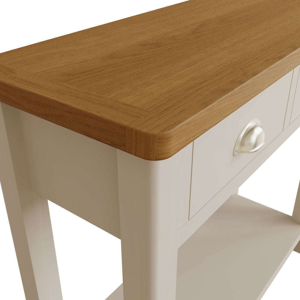 Essentials RA Dining Console Table Truffle