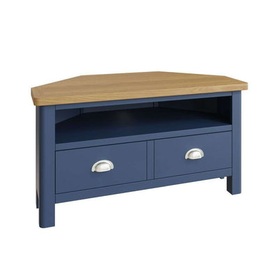 Essentials RA Dining Blue Corner TV Unit