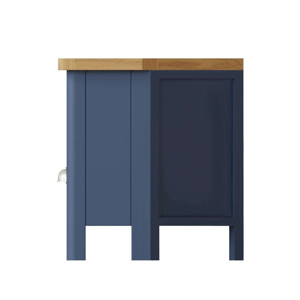 Essentials	RA Dining Blue Corner TV Unit