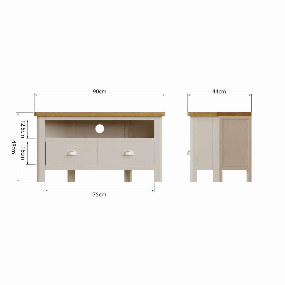 Essentials RA Dining Corner TV Unit Truffle