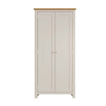 Essentials RA 2 Door Full Hanging Wardrobe - Truffle