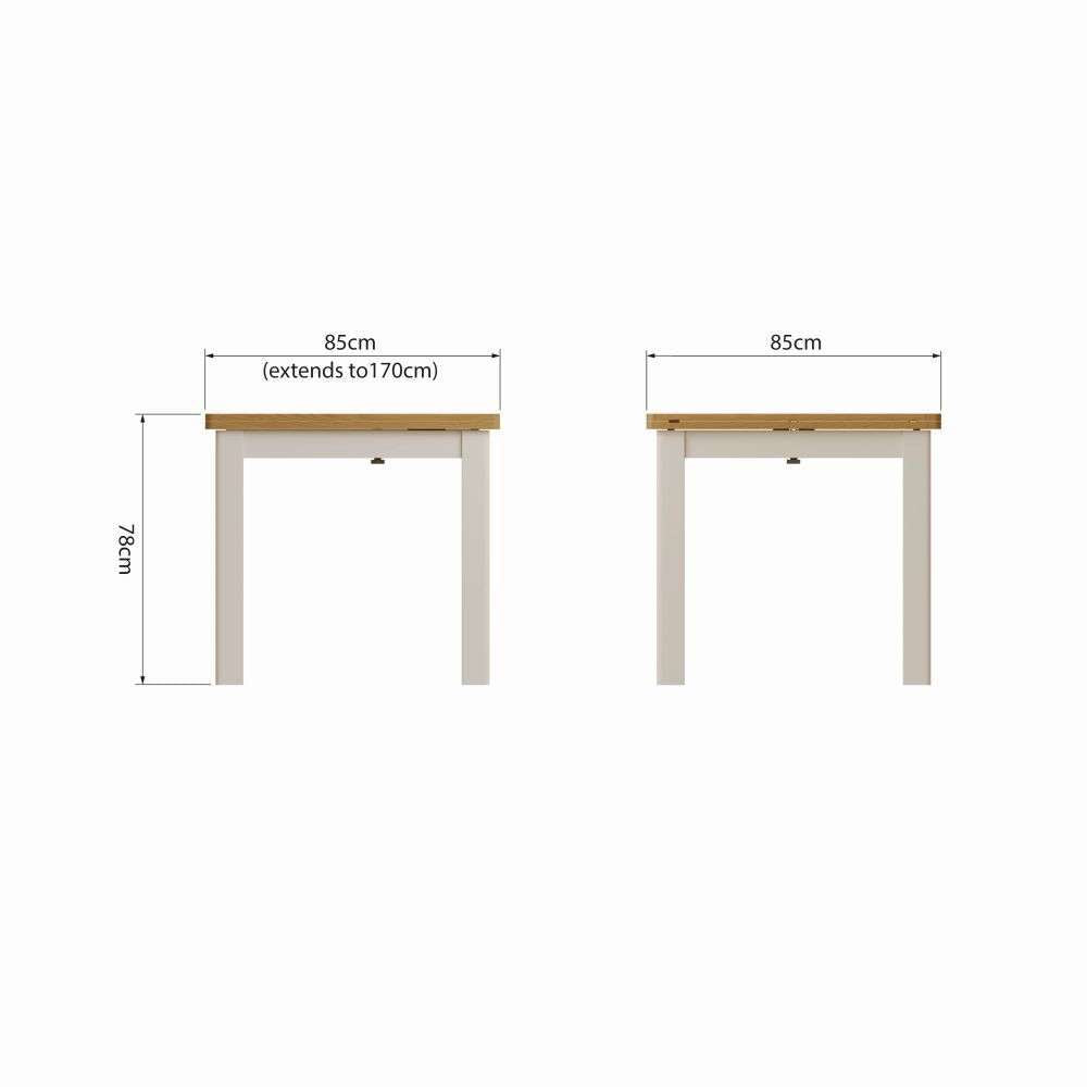 Essentials RA Dining Flip Top Table Truffle