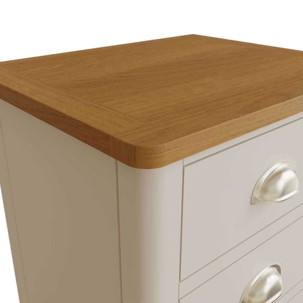 Essentials	RA Bedroom 3 Drawer Bedside Truffle