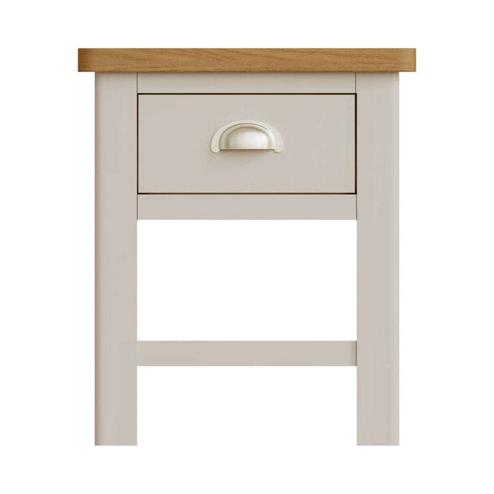 Essentials RA Dining Truffle 1 Drawer Lamp Table