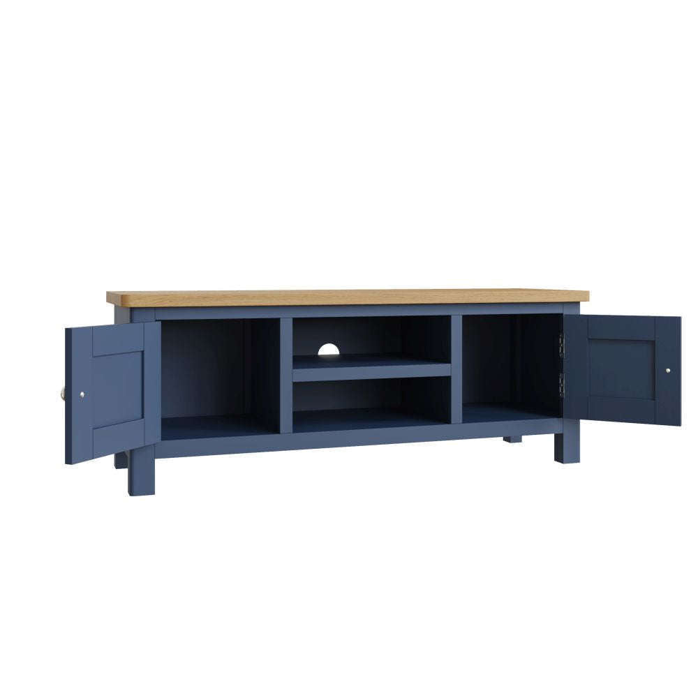 Essentials	RA Dining Blue Large TV Unit