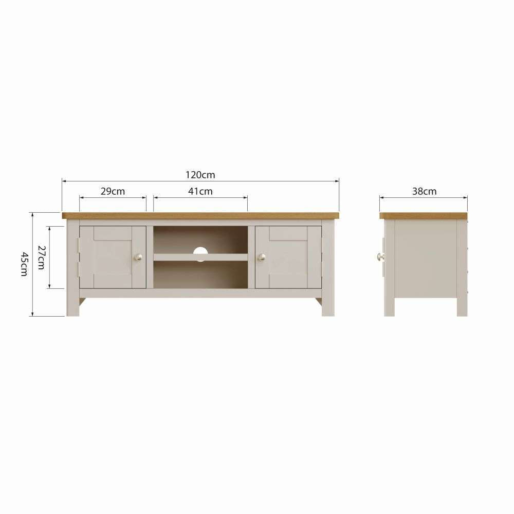 Essentials	RA Dining Large TV Unit	Truffle